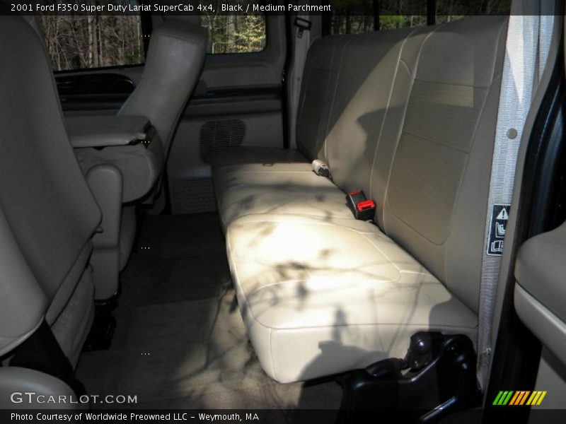 Black / Medium Parchment 2001 Ford F350 Super Duty Lariat SuperCab 4x4