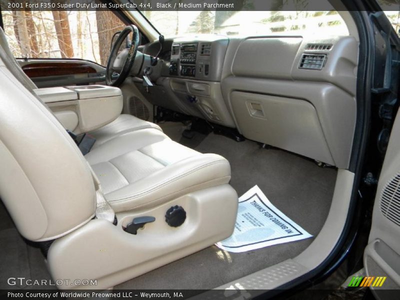  2001 F350 Super Duty Lariat SuperCab 4x4 Medium Parchment Interior