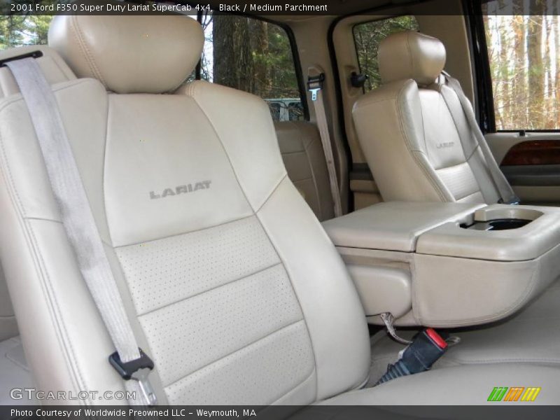  2001 F350 Super Duty Lariat SuperCab 4x4 Medium Parchment Interior