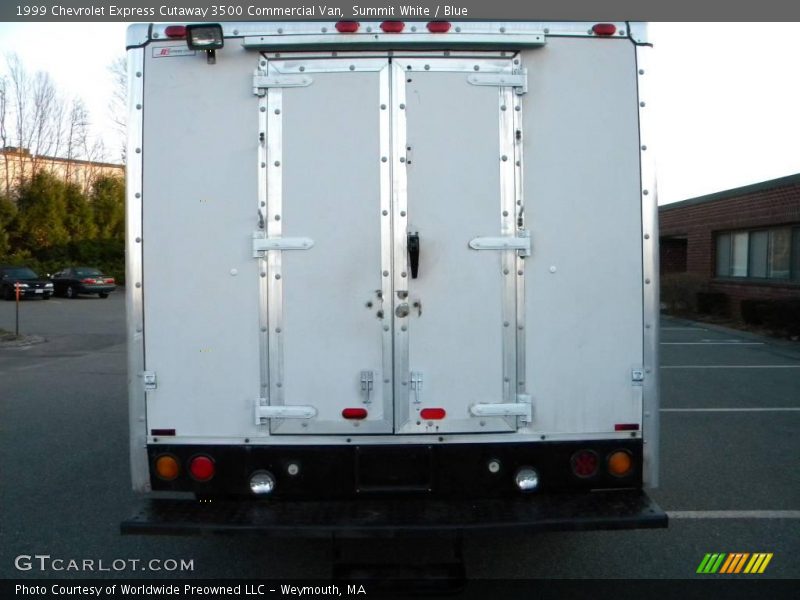 Summit White / Blue 1999 Chevrolet Express Cutaway 3500 Commercial Van