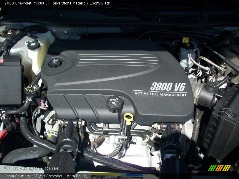 Silverstone Metallic / Ebony Black 2008 Chevrolet Impala LT