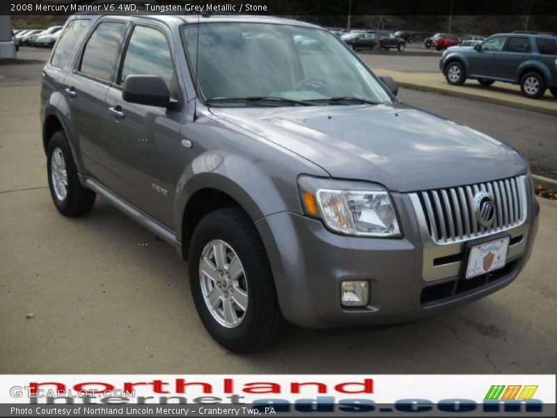 Tungsten Grey Metallic / Stone 2008 Mercury Mariner V6 4WD