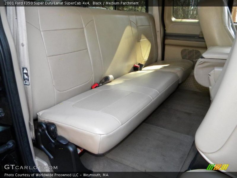  2001 F350 Super Duty Lariat SuperCab 4x4 Medium Parchment Interior
