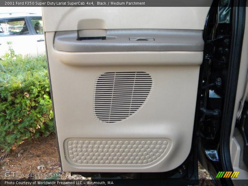 Black / Medium Parchment 2001 Ford F350 Super Duty Lariat SuperCab 4x4