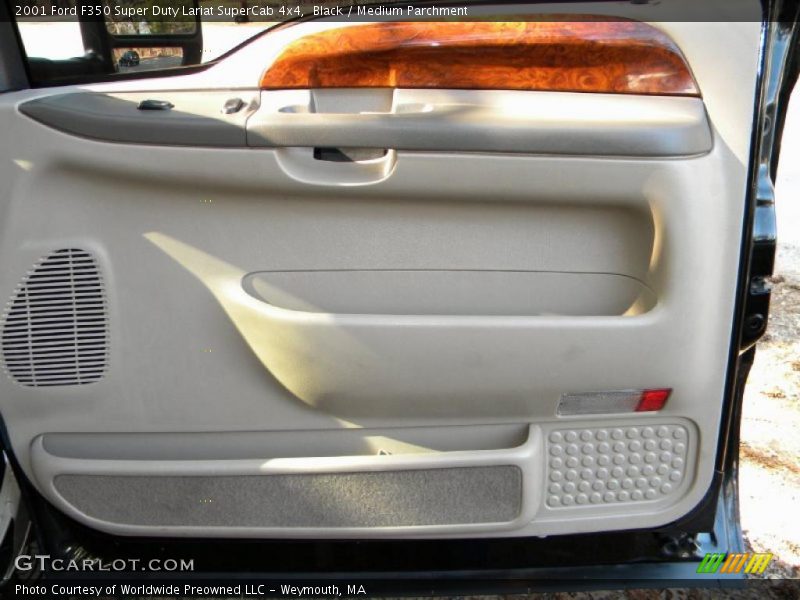 Black / Medium Parchment 2001 Ford F350 Super Duty Lariat SuperCab 4x4
