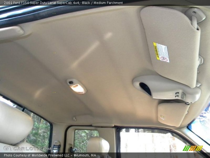 Black / Medium Parchment 2001 Ford F350 Super Duty Lariat SuperCab 4x4