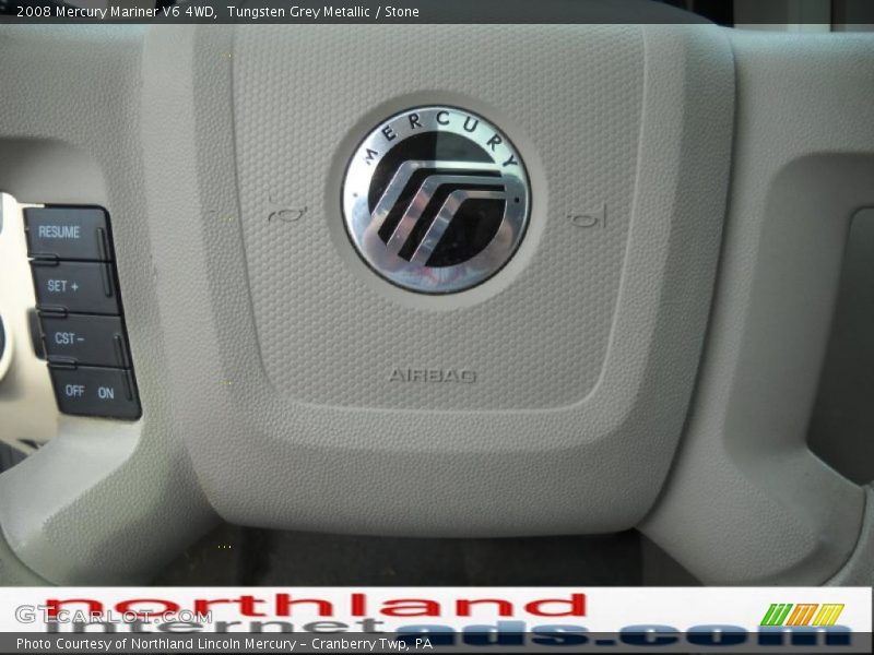 Tungsten Grey Metallic / Stone 2008 Mercury Mariner V6 4WD