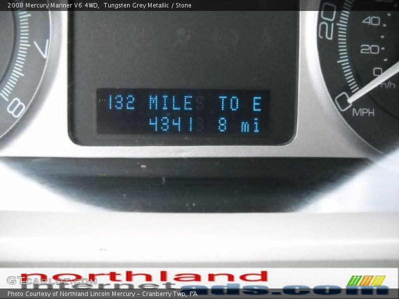 Tungsten Grey Metallic / Stone 2008 Mercury Mariner V6 4WD