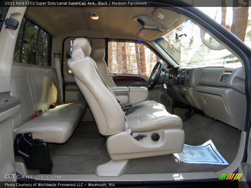  2001 F350 Super Duty Lariat SuperCab 4x4 Medium Parchment Interior