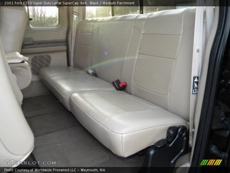 Black / Medium Parchment 2001 Ford F350 Super Duty Lariat SuperCab 4x4