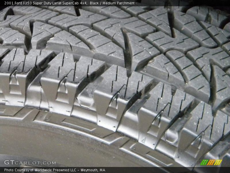 Black / Medium Parchment 2001 Ford F350 Super Duty Lariat SuperCab 4x4