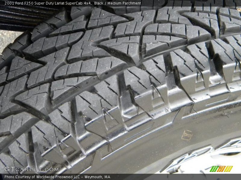 Black / Medium Parchment 2001 Ford F350 Super Duty Lariat SuperCab 4x4