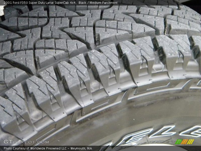 Black / Medium Parchment 2001 Ford F350 Super Duty Lariat SuperCab 4x4