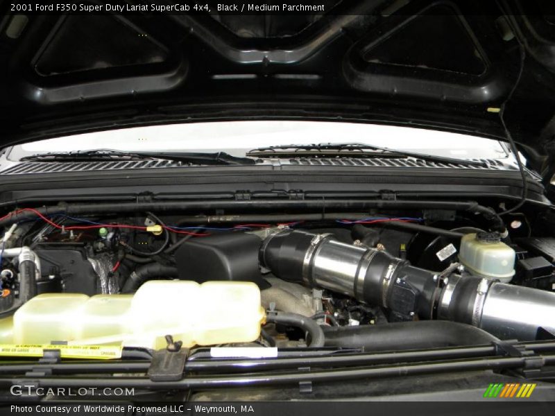 Black / Medium Parchment 2001 Ford F350 Super Duty Lariat SuperCab 4x4