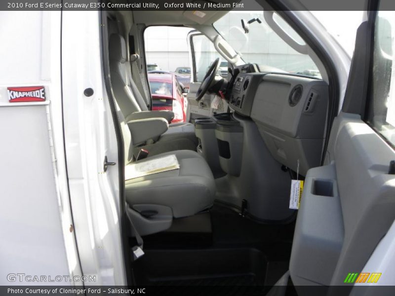 Oxford White / Medium Flint 2010 Ford E Series Cutaway E350 Commercial Utility