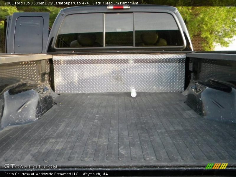 Black / Medium Parchment 2001 Ford F350 Super Duty Lariat SuperCab 4x4