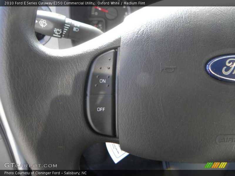 Oxford White / Medium Flint 2010 Ford E Series Cutaway E350 Commercial Utility