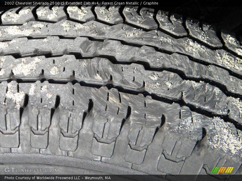 Forest Green Metallic / Graphite 2002 Chevrolet Silverado 2500 LS Extended Cab 4x4