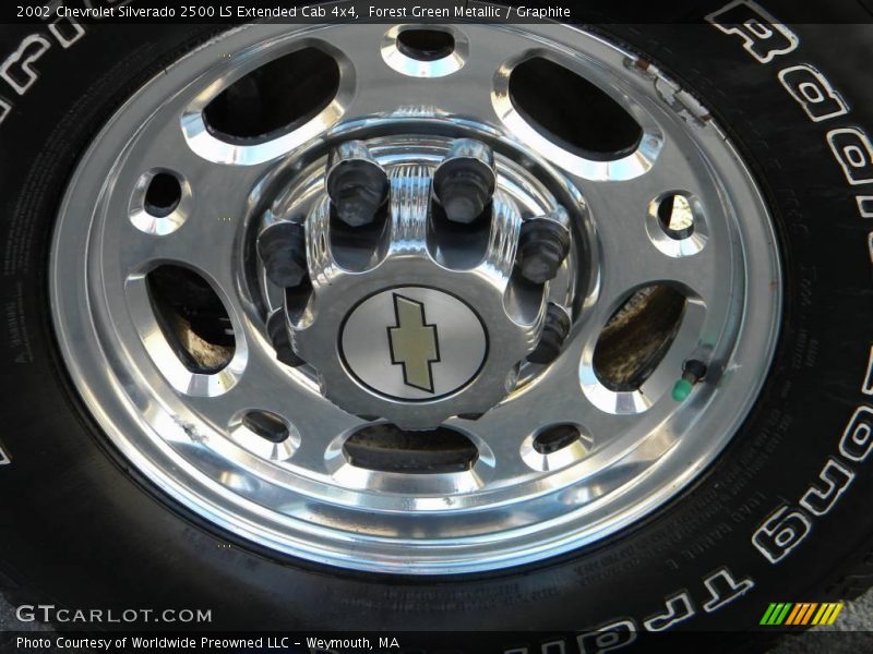  2002 Silverado 2500 LS Extended Cab 4x4 Wheel