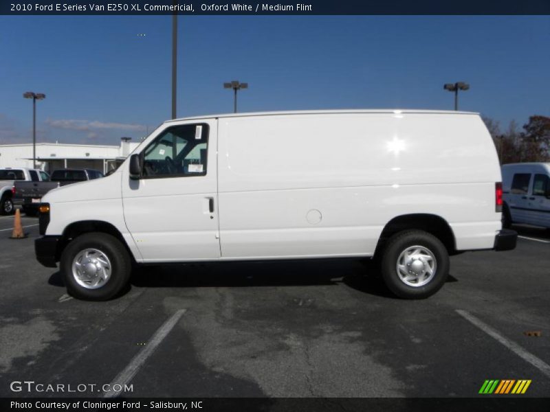 Oxford White / Medium Flint 2010 Ford E Series Van E250 XL Commericial