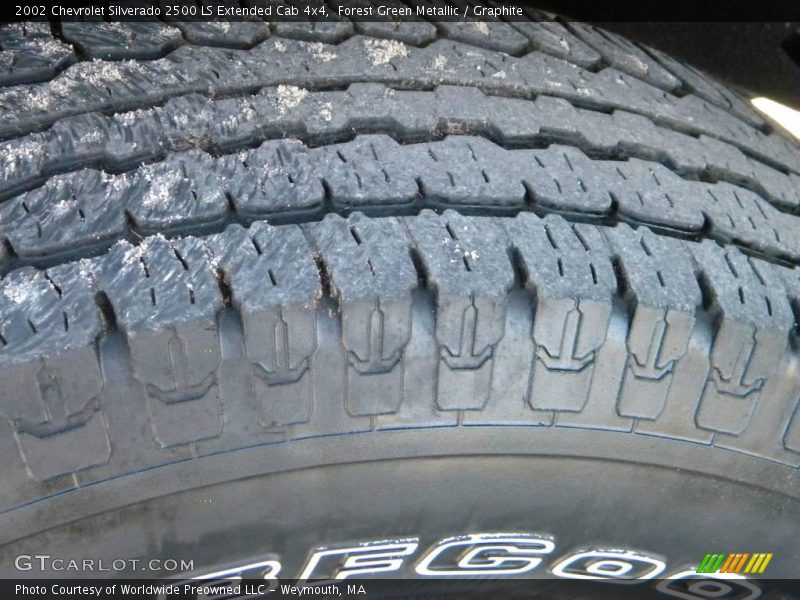 Forest Green Metallic / Graphite 2002 Chevrolet Silverado 2500 LS Extended Cab 4x4