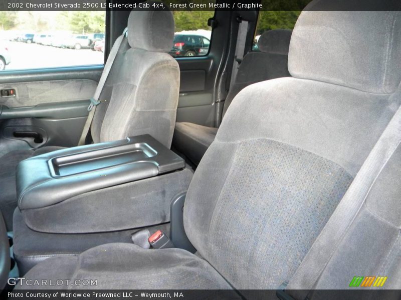 Forest Green Metallic / Graphite 2002 Chevrolet Silverado 2500 LS Extended Cab 4x4