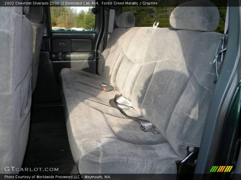 Forest Green Metallic / Graphite 2002 Chevrolet Silverado 2500 LS Extended Cab 4x4