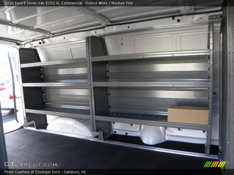 Oxford White / Medium Flint 2010 Ford E Series Van E250 XL Commericial