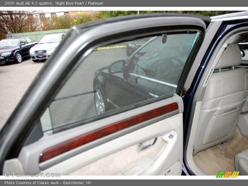 Night Blue Pearl / Platinum 2005 Audi A8 4.2 quattro