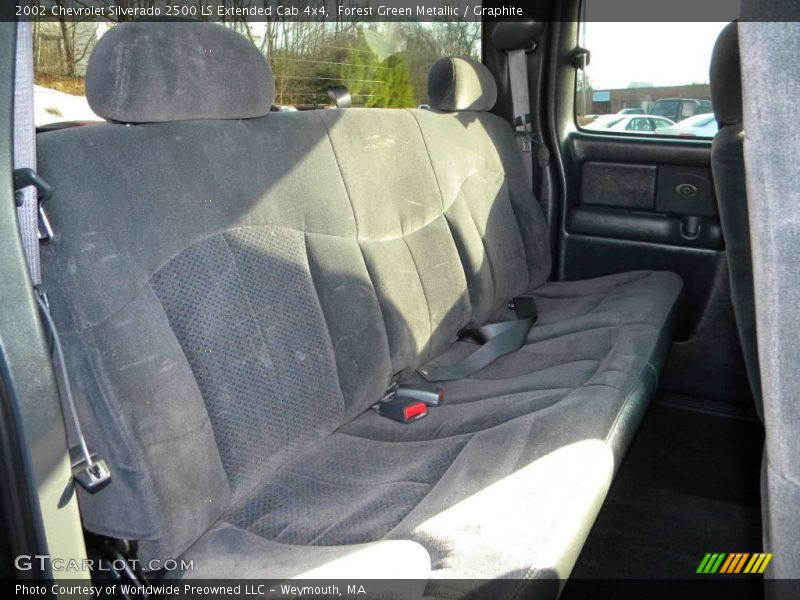 Forest Green Metallic / Graphite 2002 Chevrolet Silverado 2500 LS Extended Cab 4x4