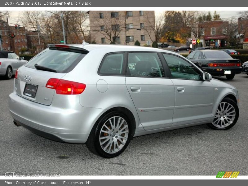 Light Silver Metallic / Black 2007 Audi A3 2.0T