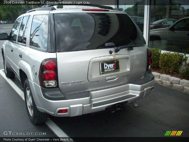 Silverstone Metallic / Light Gray 2008 Chevrolet TrailBlazer LS