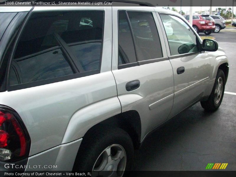 Silverstone Metallic / Light Gray 2008 Chevrolet TrailBlazer LS