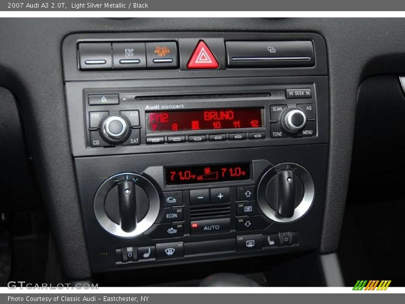 Controls of 2007 A3 2.0T