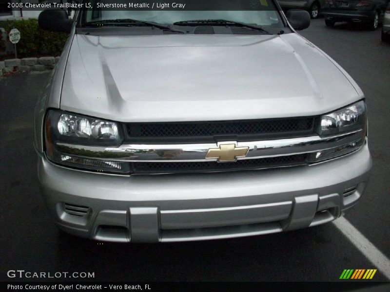 Silverstone Metallic / Light Gray 2008 Chevrolet TrailBlazer LS