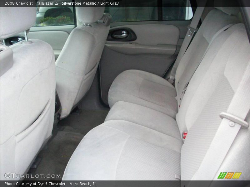 Silverstone Metallic / Light Gray 2008 Chevrolet TrailBlazer LS