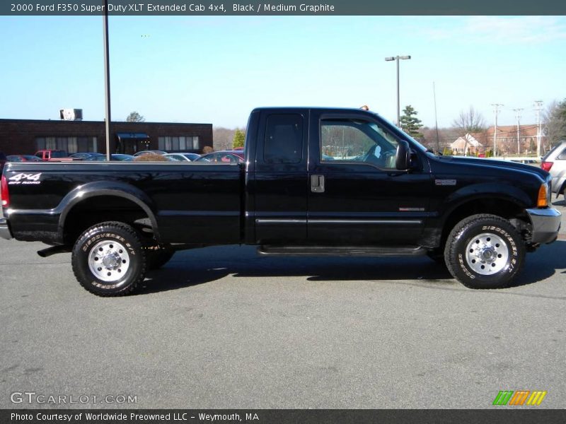 Black / Medium Graphite 2000 Ford F350 Super Duty XLT Extended Cab 4x4