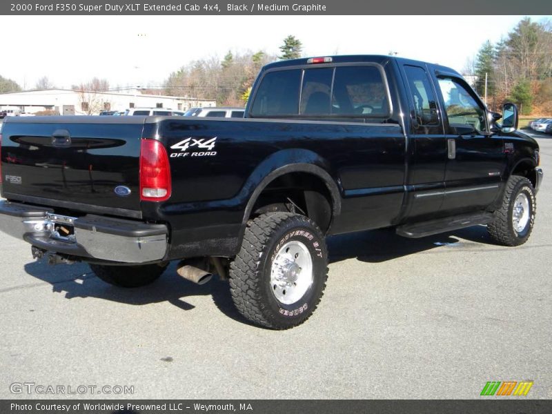 Black / Medium Graphite 2000 Ford F350 Super Duty XLT Extended Cab 4x4