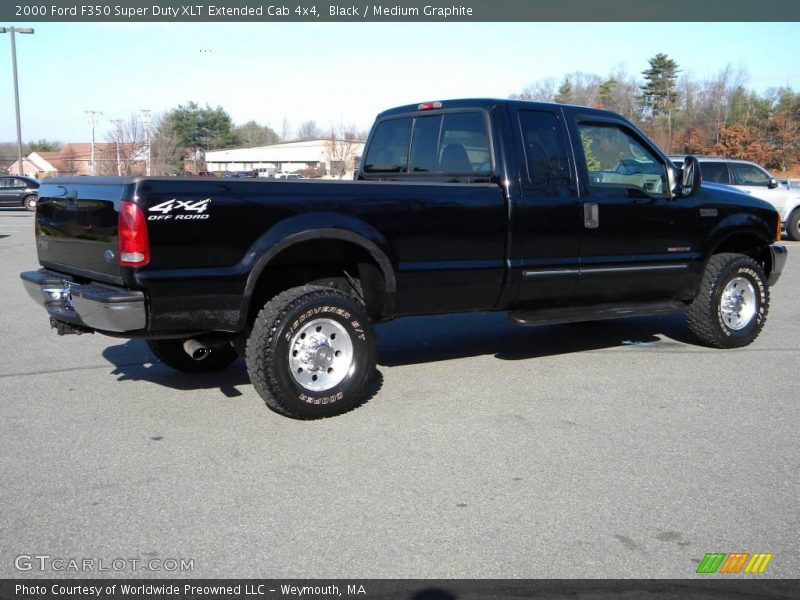 Black / Medium Graphite 2000 Ford F350 Super Duty XLT Extended Cab 4x4