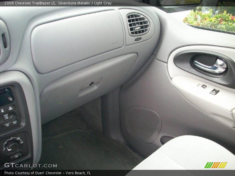 Silverstone Metallic / Light Gray 2008 Chevrolet TrailBlazer LS