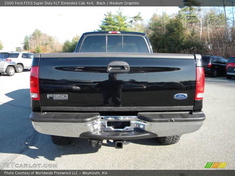 Black / Medium Graphite 2000 Ford F350 Super Duty XLT Extended Cab 4x4