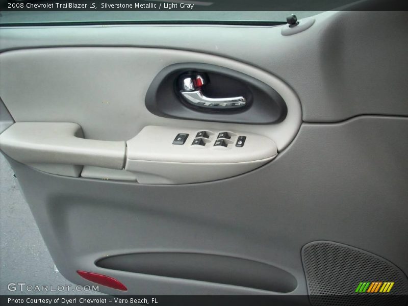 Silverstone Metallic / Light Gray 2008 Chevrolet TrailBlazer LS