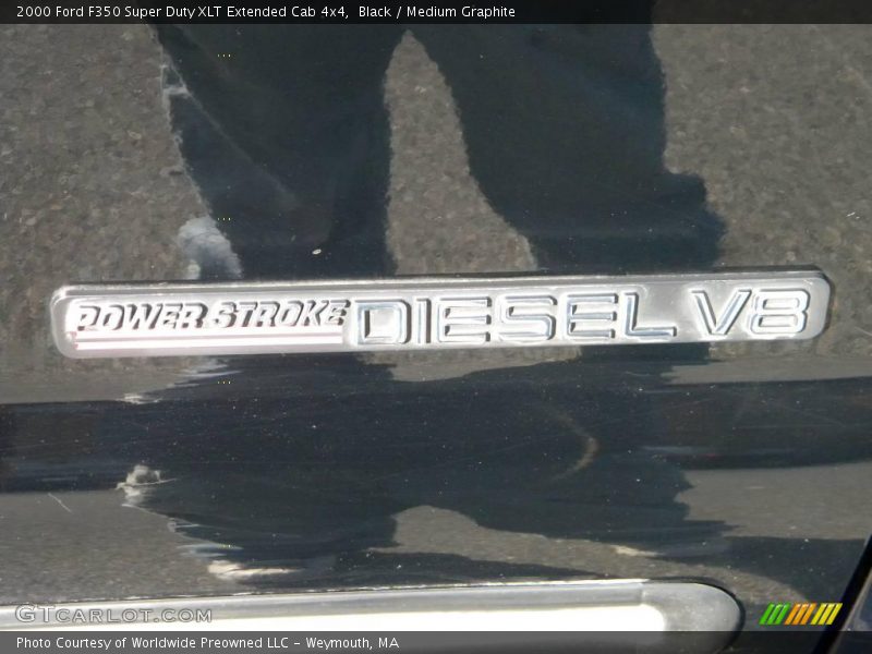 Black / Medium Graphite 2000 Ford F350 Super Duty XLT Extended Cab 4x4