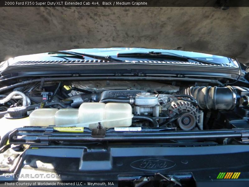 Black / Medium Graphite 2000 Ford F350 Super Duty XLT Extended Cab 4x4