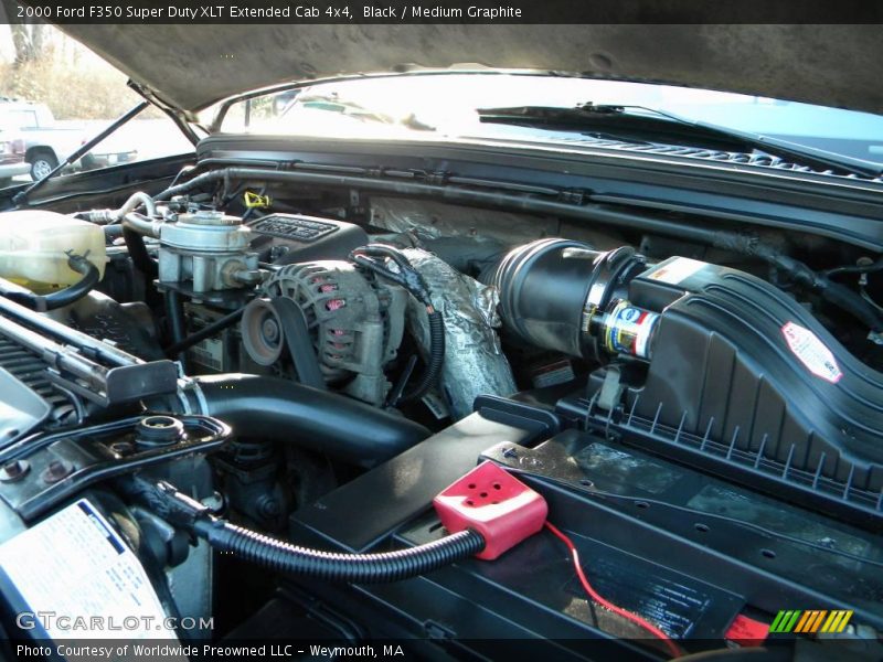 Black / Medium Graphite 2000 Ford F350 Super Duty XLT Extended Cab 4x4