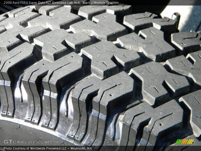Black / Medium Graphite 2000 Ford F350 Super Duty XLT Extended Cab 4x4
