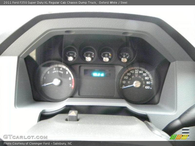 Oxford White / Steel 2011 Ford F350 Super Duty XL Regular Cab Chassis Dump Truck