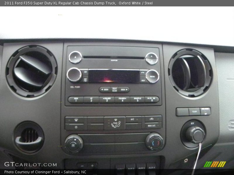 Oxford White / Steel 2011 Ford F350 Super Duty XL Regular Cab Chassis Dump Truck