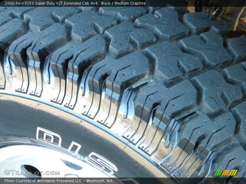Black / Medium Graphite 2000 Ford F350 Super Duty XLT Extended Cab 4x4