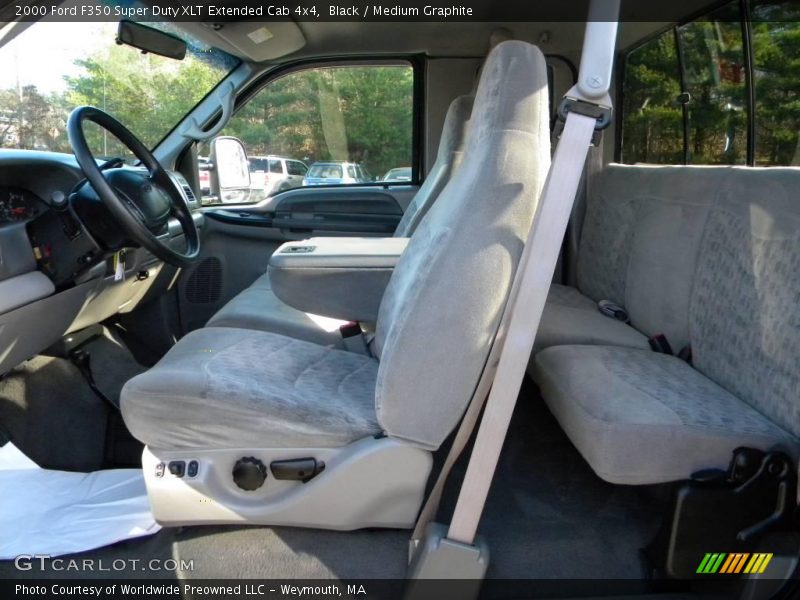 Black / Medium Graphite 2000 Ford F350 Super Duty XLT Extended Cab 4x4